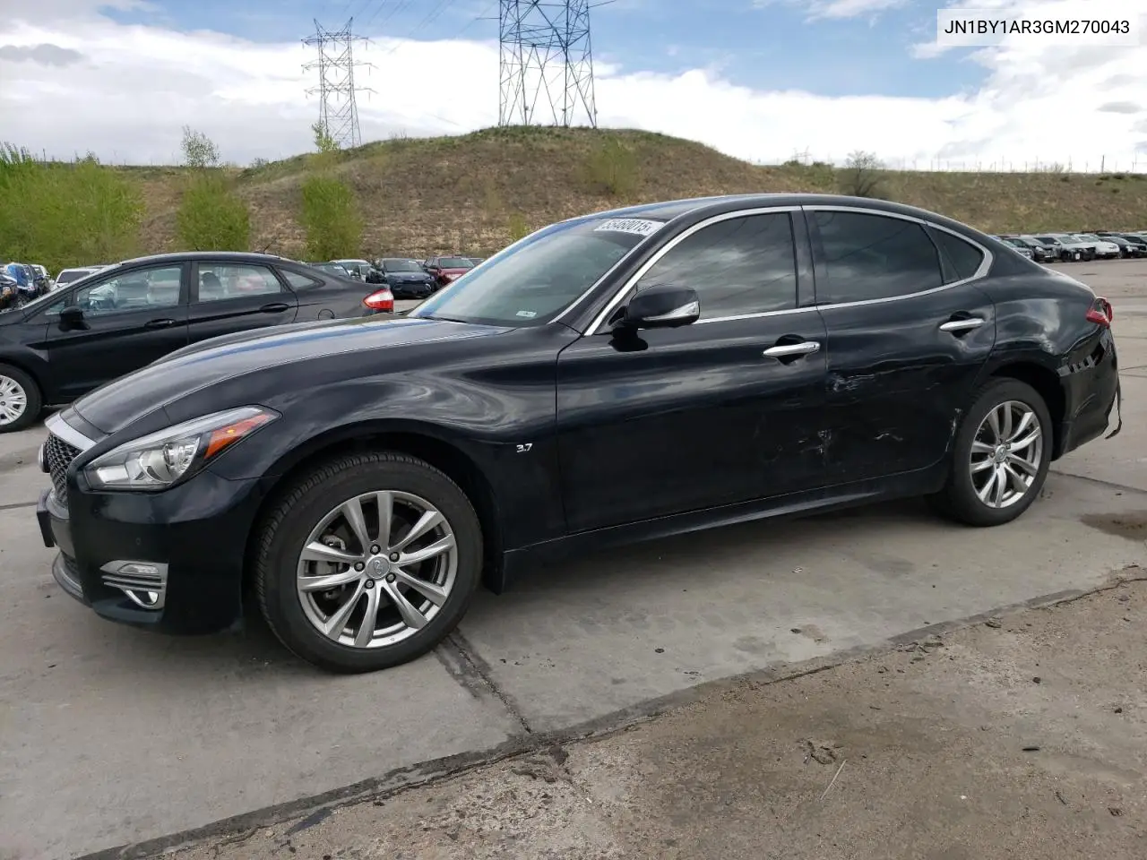 2016 Infiniti Q70 3.7 VIN: JN1BY1AR3GM270043 Lot: 55460015