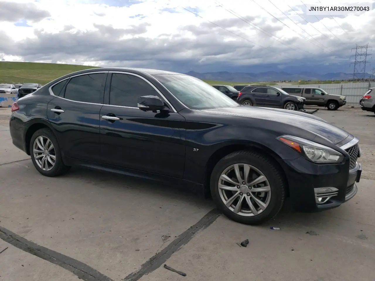 2016 Infiniti Q70 3.7 VIN: JN1BY1AR3GM270043 Lot: 55460015