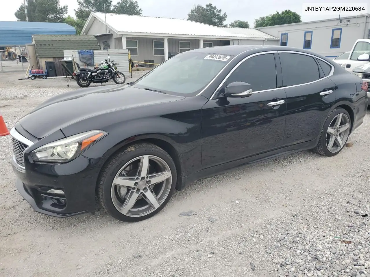 2016 Infiniti Q70 3.7 VIN: JN1BY1AP2GM220684 Lot: 55493695