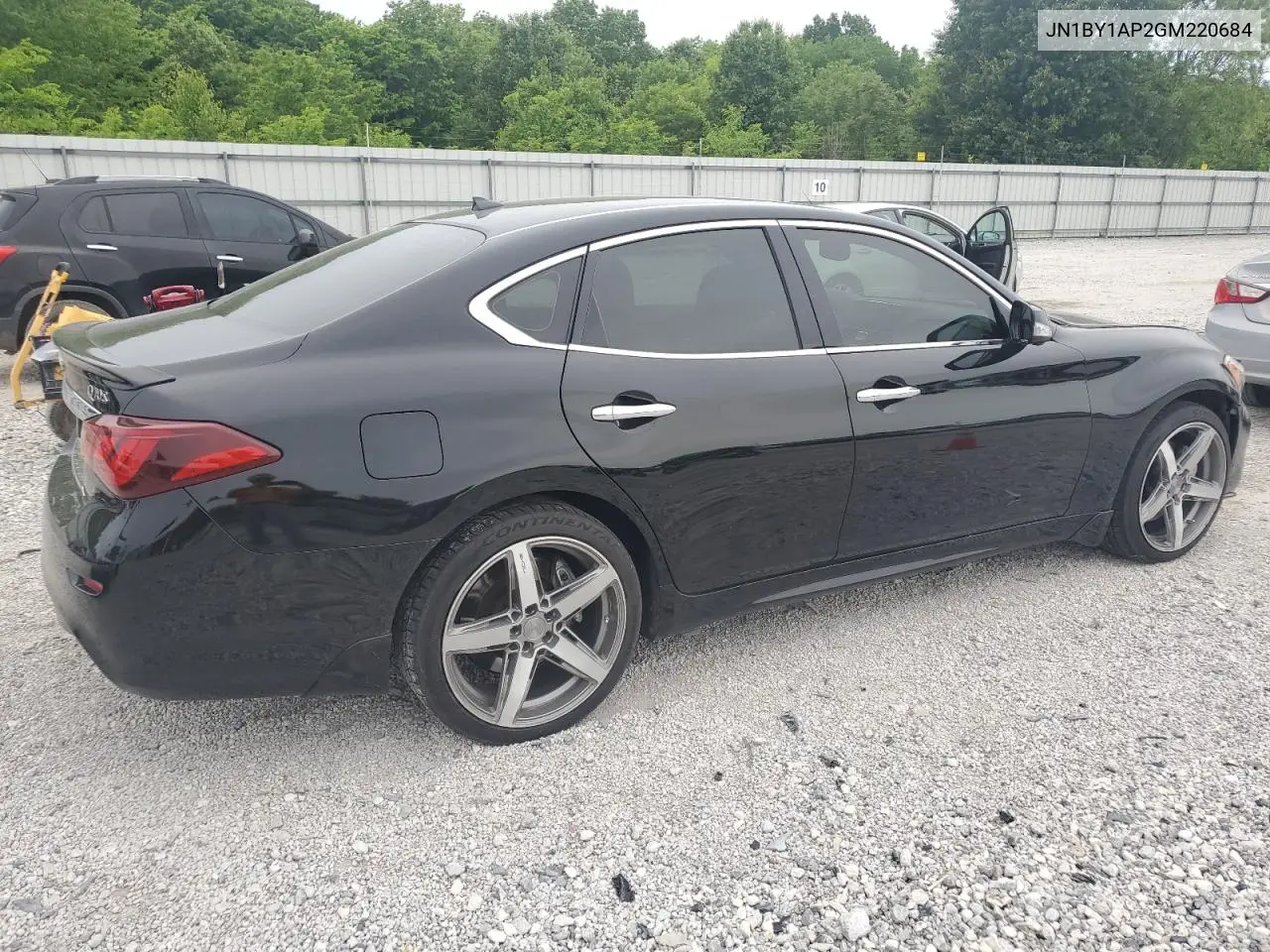2016 Infiniti Q70 3.7 VIN: JN1BY1AP2GM220684 Lot: 55493695