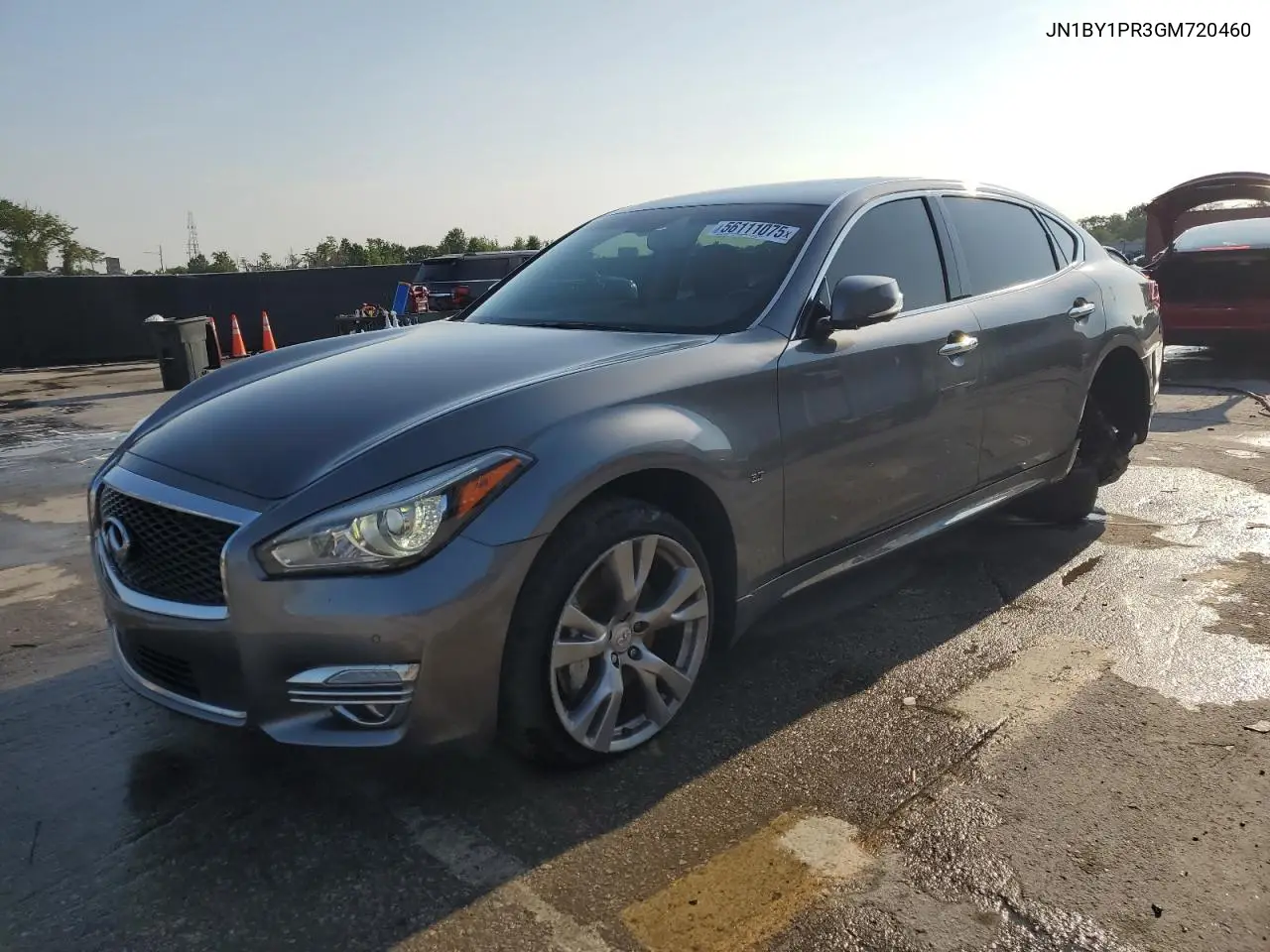 2016 Infiniti Q70L 3.7 VIN: JN1BY1PR3GM720460 Lot: 56111075