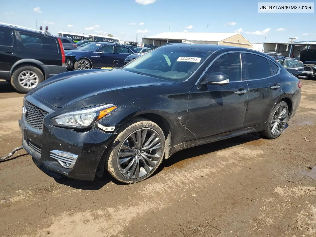 2016 Infiniti Q70 3.7 VIN: JN1BY1AR4GM270259 Lot: 56456805