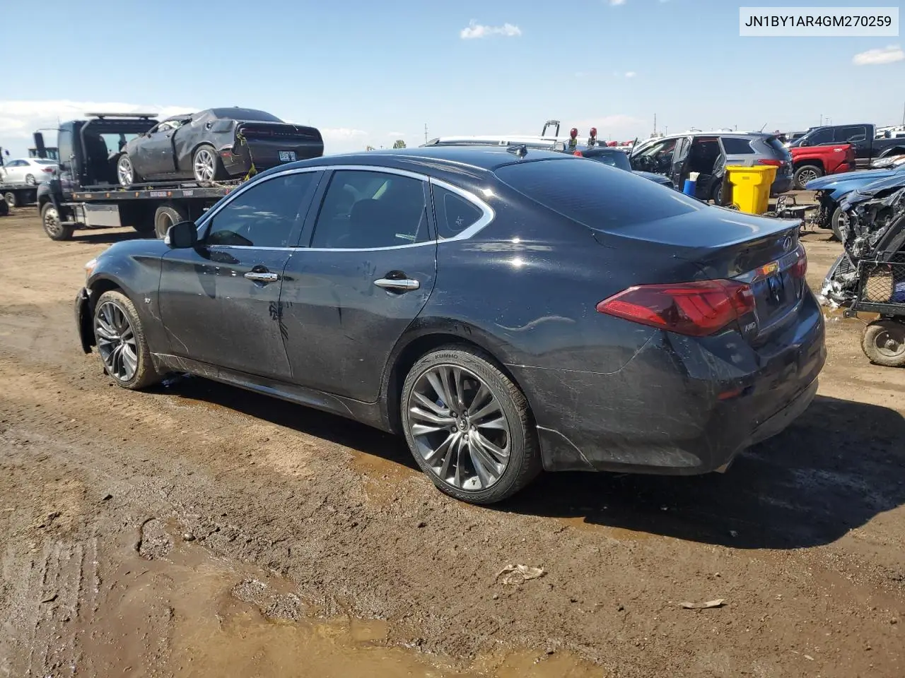 2016 Infiniti Q70 3.7 VIN: JN1BY1AR4GM270259 Lot: 56456805