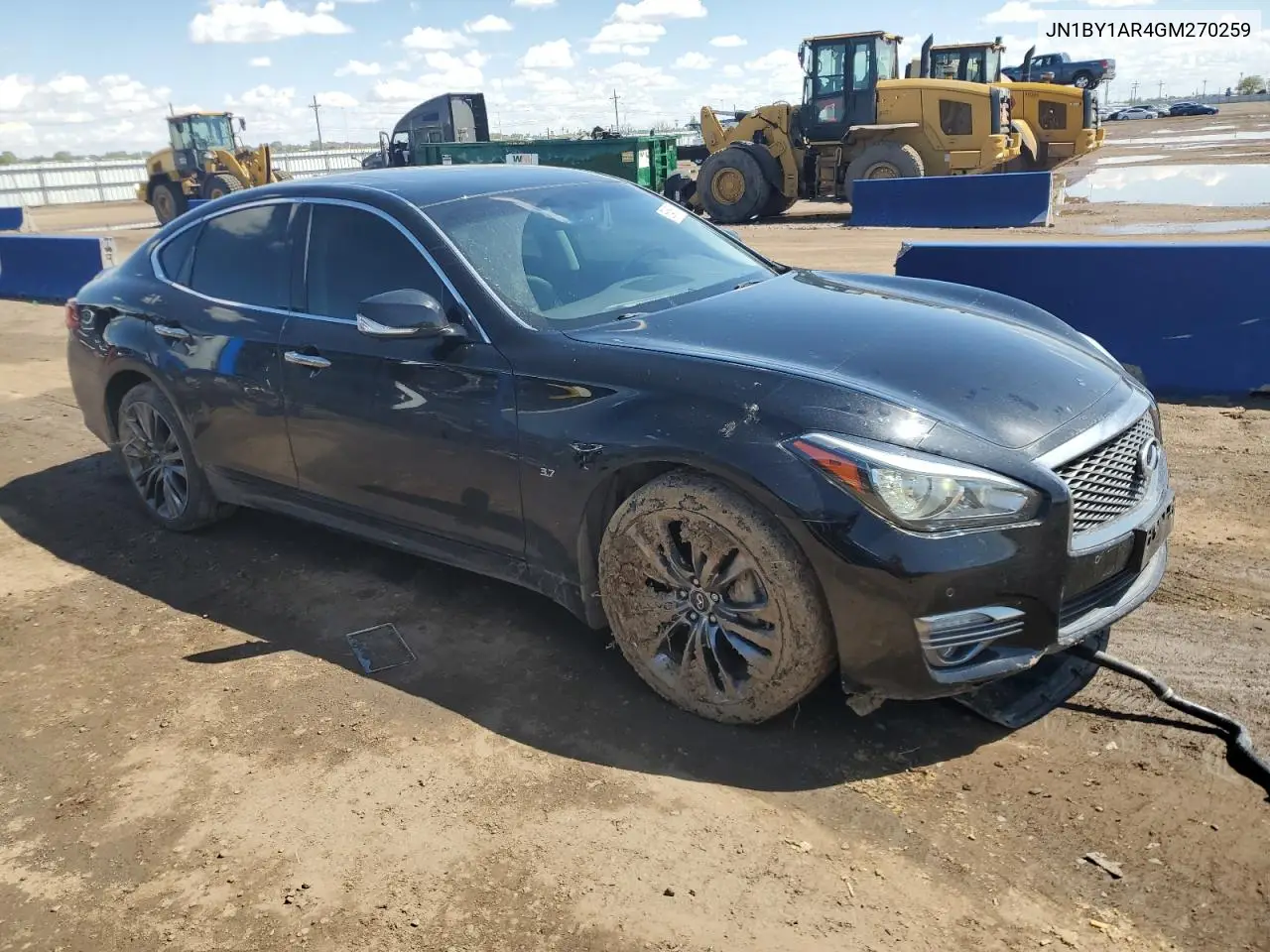 2016 Infiniti Q70 3.7 VIN: JN1BY1AR4GM270259 Lot: 56456805