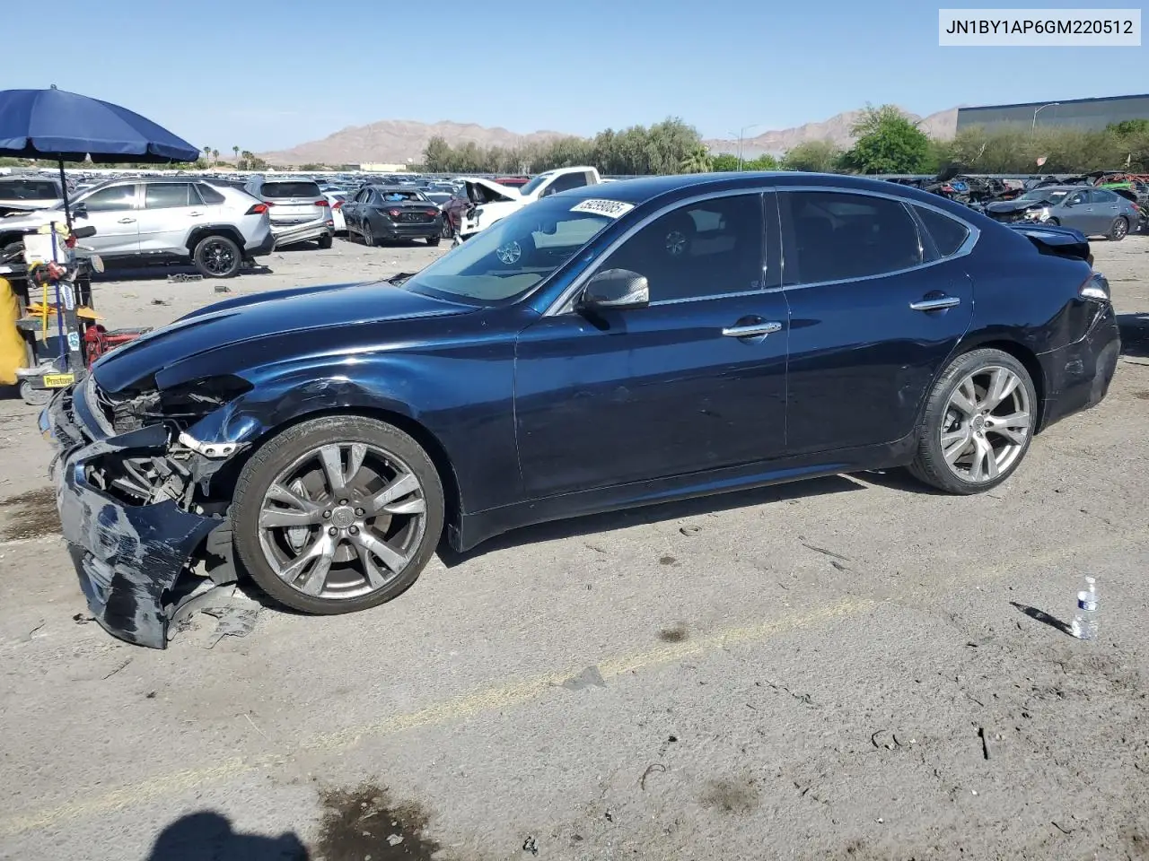 2016 Infiniti Q70 3.7 VIN: JN1BY1AP6GM220512 Lot: 59299085