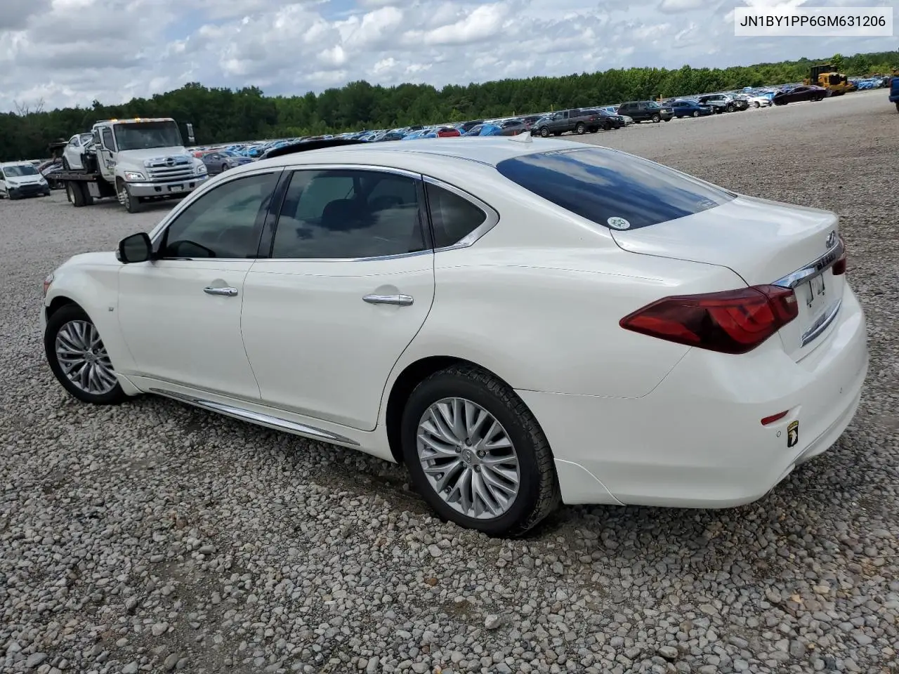 2016 Infiniti Q70L 3.7 VIN: JN1BY1PP6GM631206 Lot: 59791415