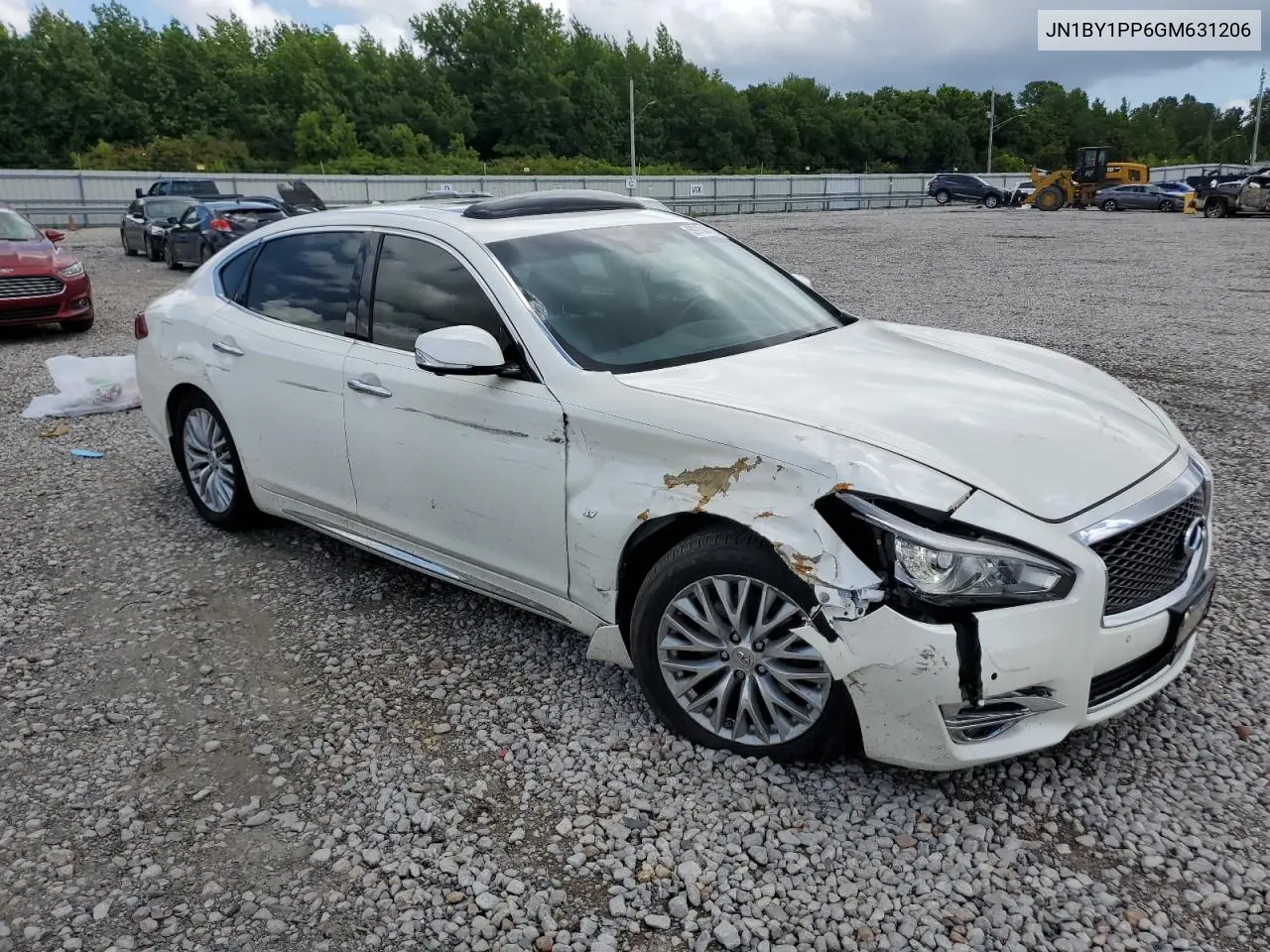 2016 Infiniti Q70L 3.7 VIN: JN1BY1PP6GM631206 Lot: 59791415
