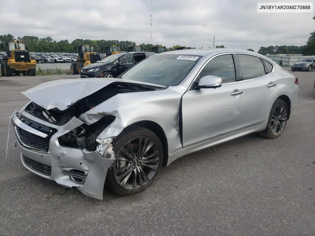 2016 Infiniti Q70 3.7 VIN: JN1BY1AR2GM270888 Lot: 60020975