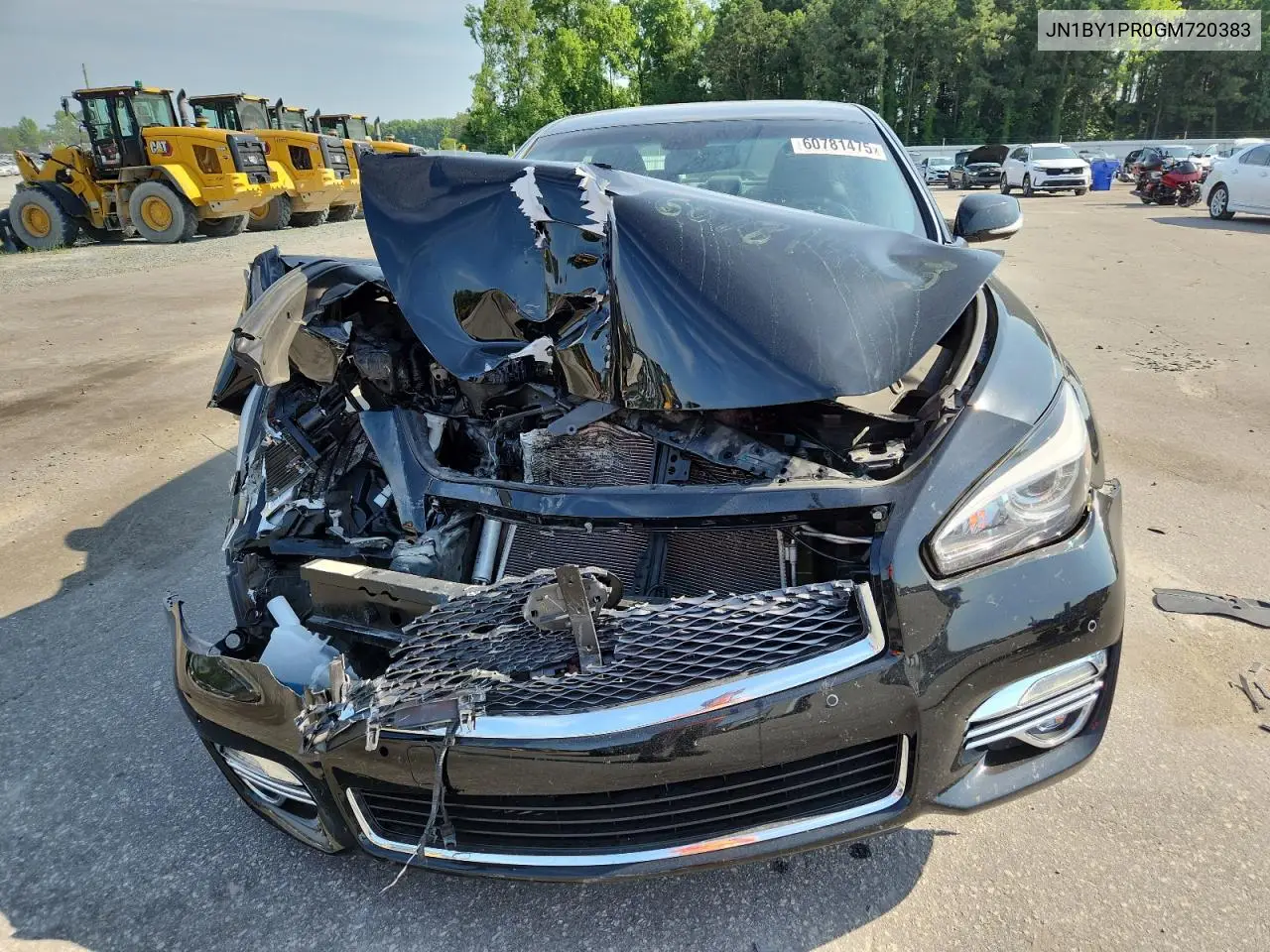 2016 Infiniti Q70L 3.7 VIN: JN1BY1PR0GM720383 Lot: 60781475