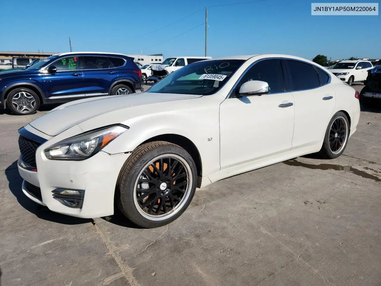 2016 Infiniti Q70 3.7 VIN: JN1BY1AP5GM220064 Lot: 61359045