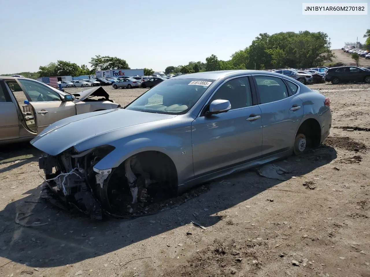 2016 Infiniti Q70 3.7 VIN: JN1BY1AR6GM270182 Lot: 61813865