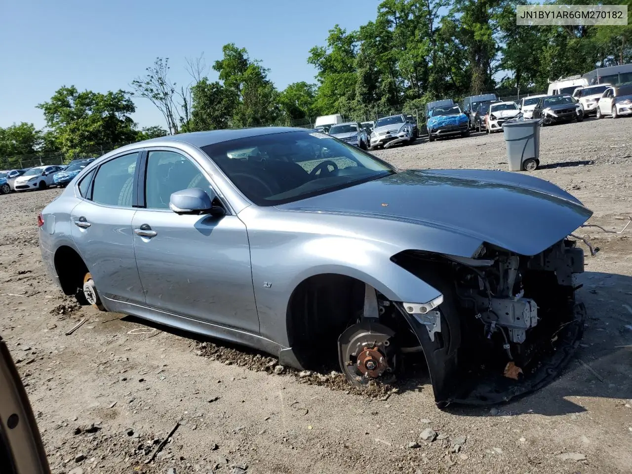 2016 Infiniti Q70 3.7 VIN: JN1BY1AR6GM270182 Lot: 61813865