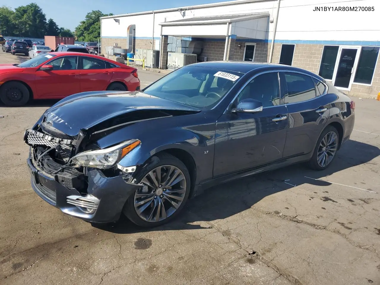 2016 Infiniti Q70 3.7 VIN: JN1BY1AR8GM270085 Lot: 61833115