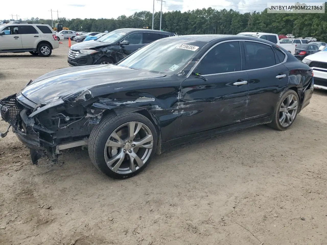 2016 Infiniti Q70 3.7 VIN: JN1BY1AP9GM221363 Lot: 62396355