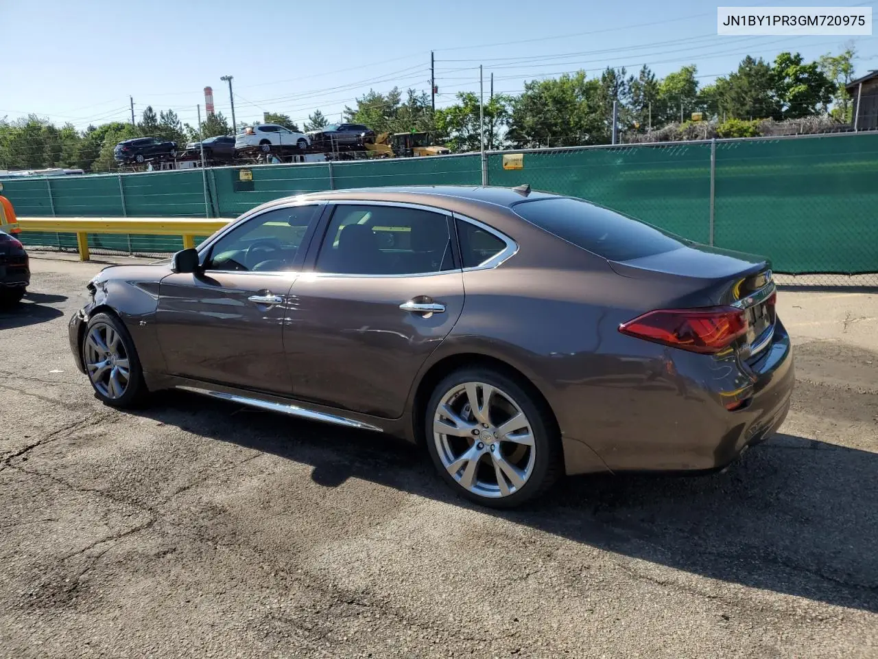 2016 Infiniti Q70L 3.7 VIN: JN1BY1PR3GM720975 Lot: 62496665