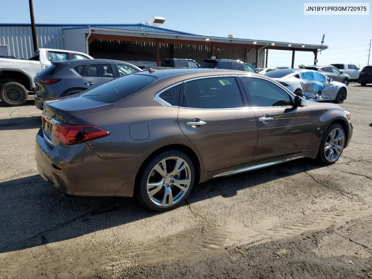 2016 Infiniti Q70L 3.7 VIN: JN1BY1PR3GM720975 Lot: 62496665