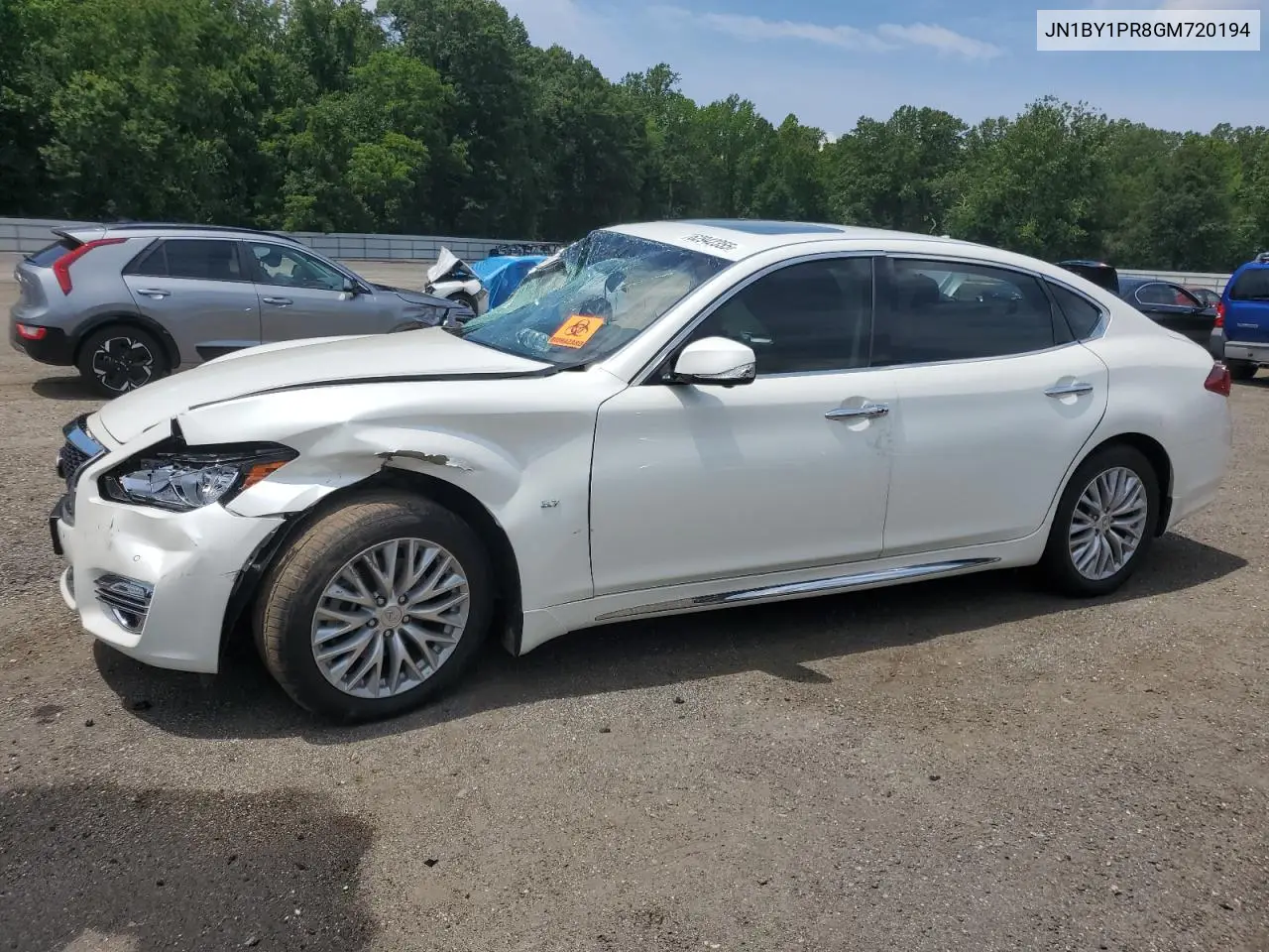 2016 Infiniti Q70L 3.7 VIN: JN1BY1PR8GM720194 Lot: 62942355
