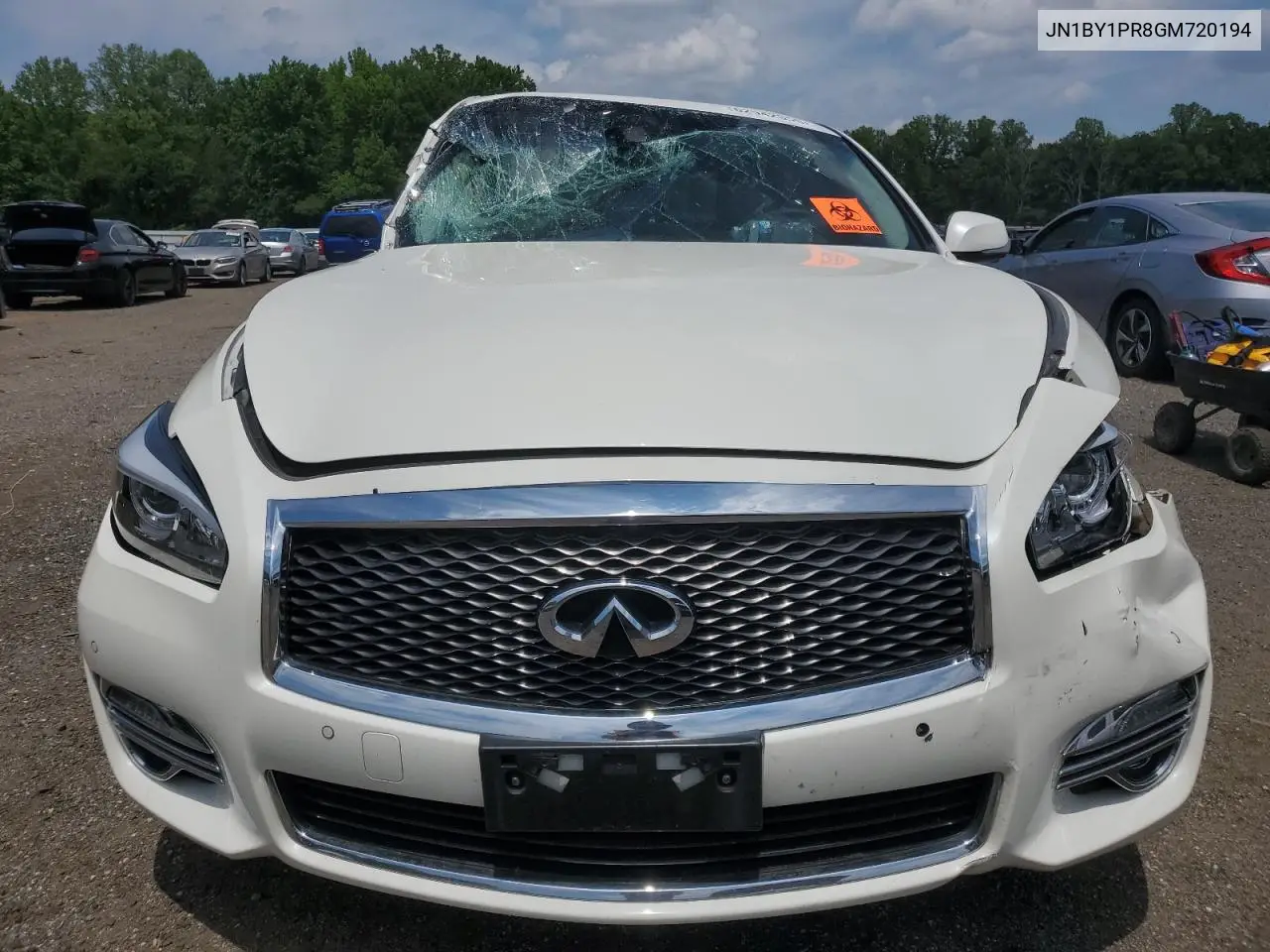 2016 Infiniti Q70L 3.7 VIN: JN1BY1PR8GM720194 Lot: 62942355