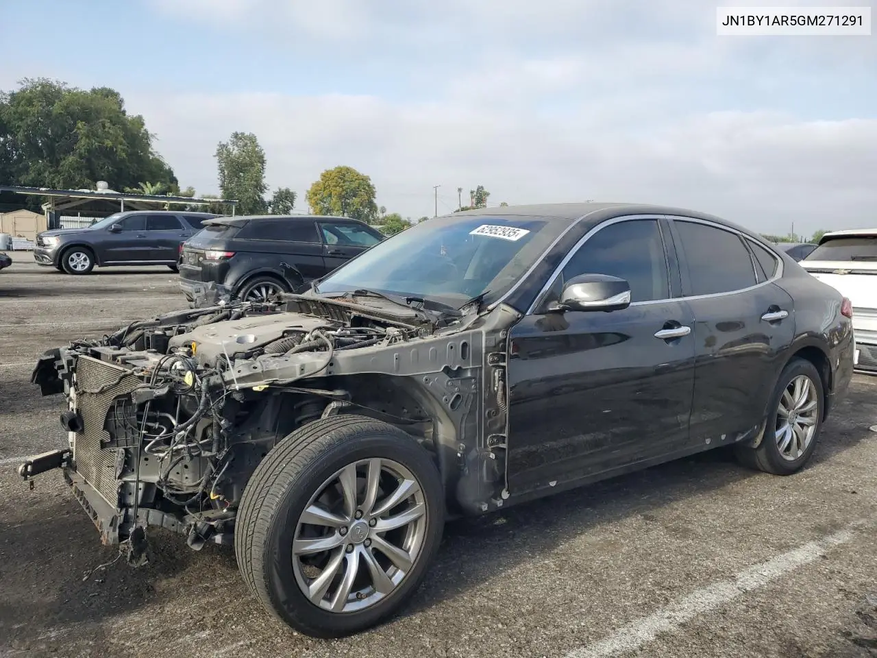 2016 Infiniti Q70 3.7 VIN: JN1BY1AR5GM271291 Lot: 62952935