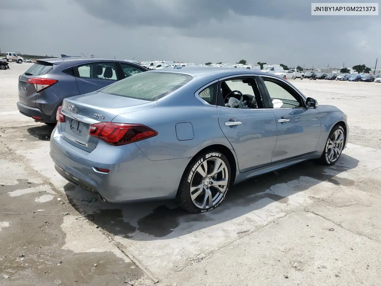2016 Infiniti Q70 3.7 VIN: JN1BY1AP1GM221373 Lot: 62991335