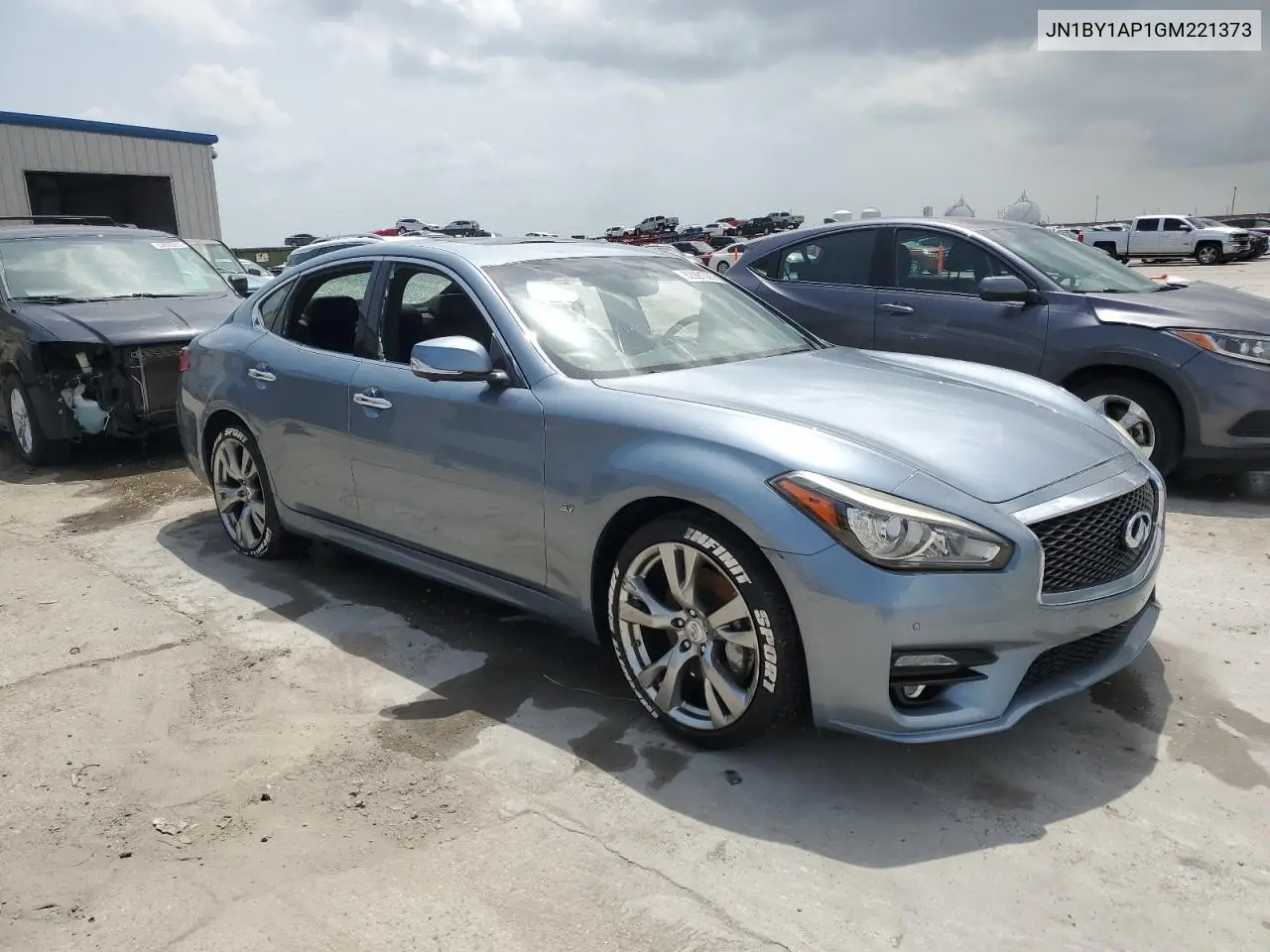 2016 Infiniti Q70 3.7 VIN: JN1BY1AP1GM221373 Lot: 62991335