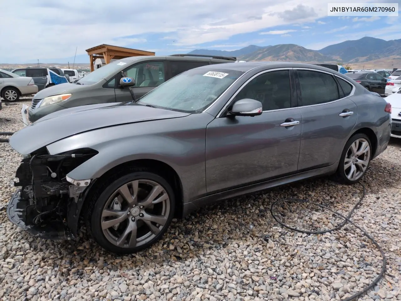 2016 Infiniti Q70 3.7 VIN: JN1BY1AR6GM270960 Lot: 63638115