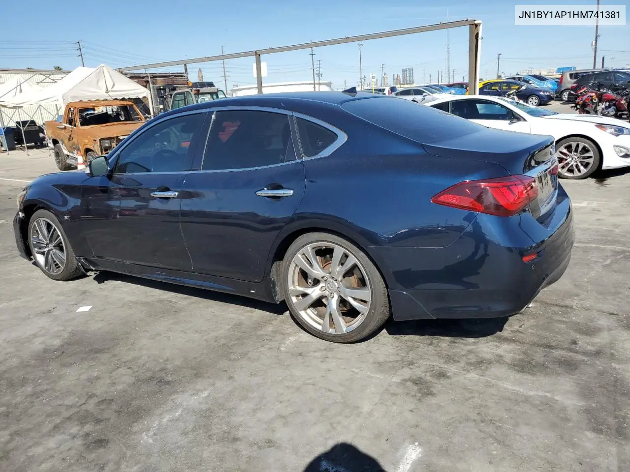 2017 Infiniti Q70 3.7 VIN: JN1BY1AP1HM741381 Lot: 48637015