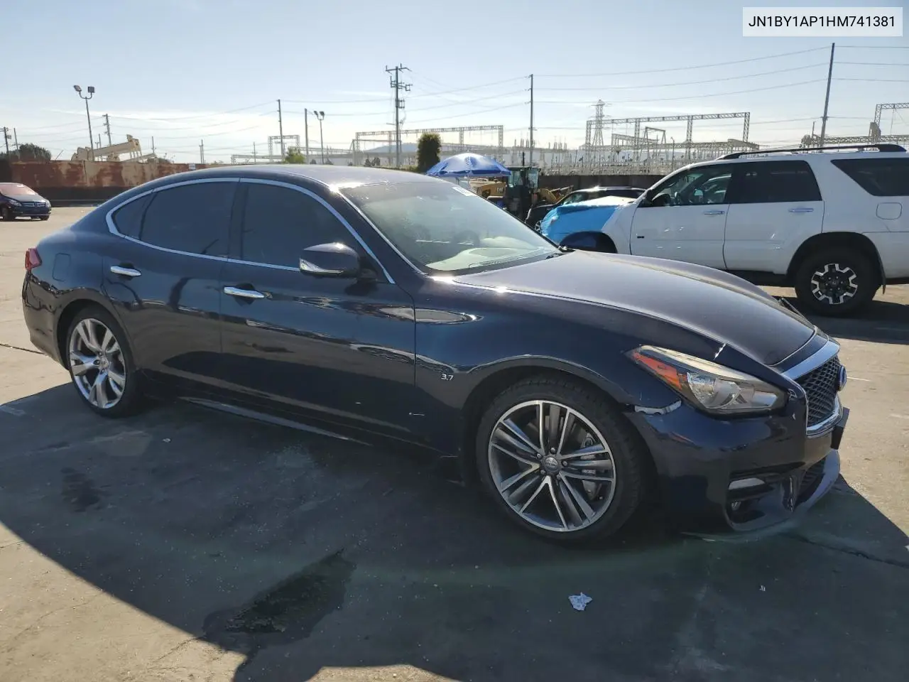 2017 Infiniti Q70 3.7 VIN: JN1BY1AP1HM741381 Lot: 48637015