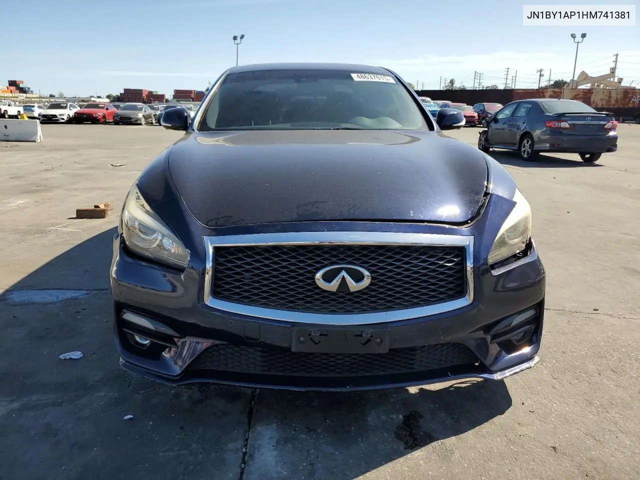 2017 Infiniti Q70 3.7 VIN: JN1BY1AP1HM741381 Lot: 48637015