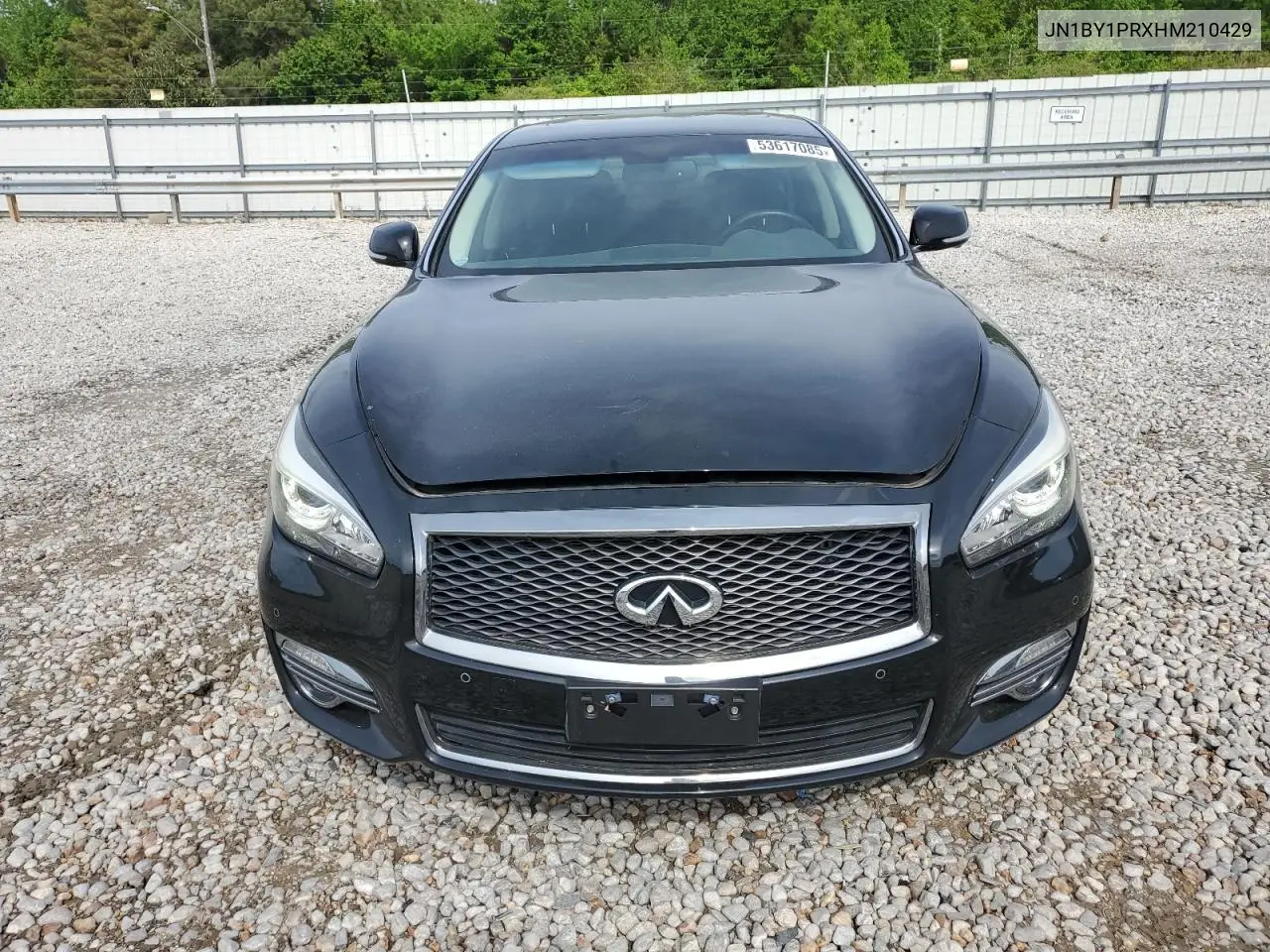 2017 Infiniti Q70L 3.7 VIN: JN1BY1PRXHM210429 Lot: 53617085