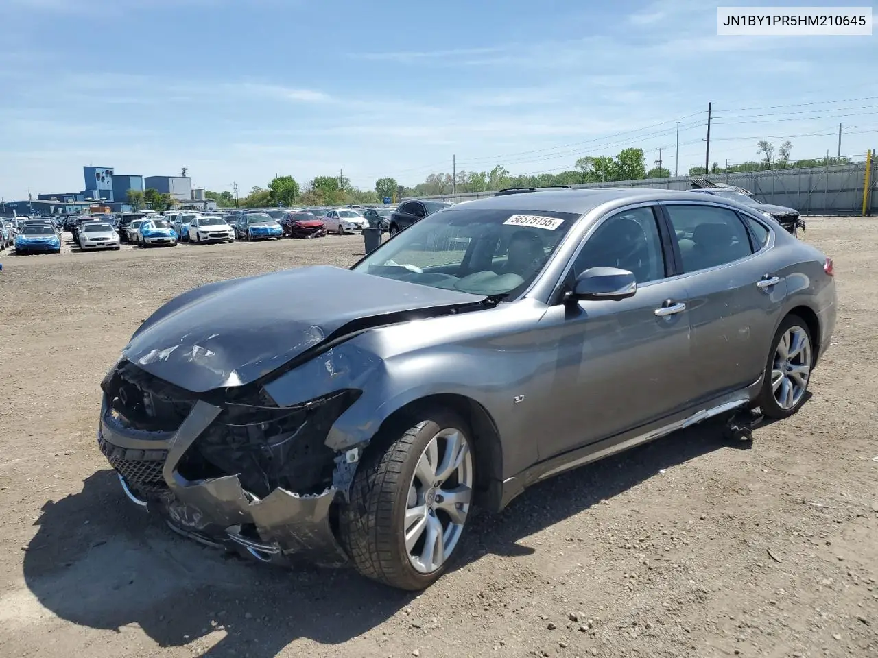 2017 Infiniti Q70L 3.7 VIN: JN1BY1PR5HM210645 Lot: 56575155