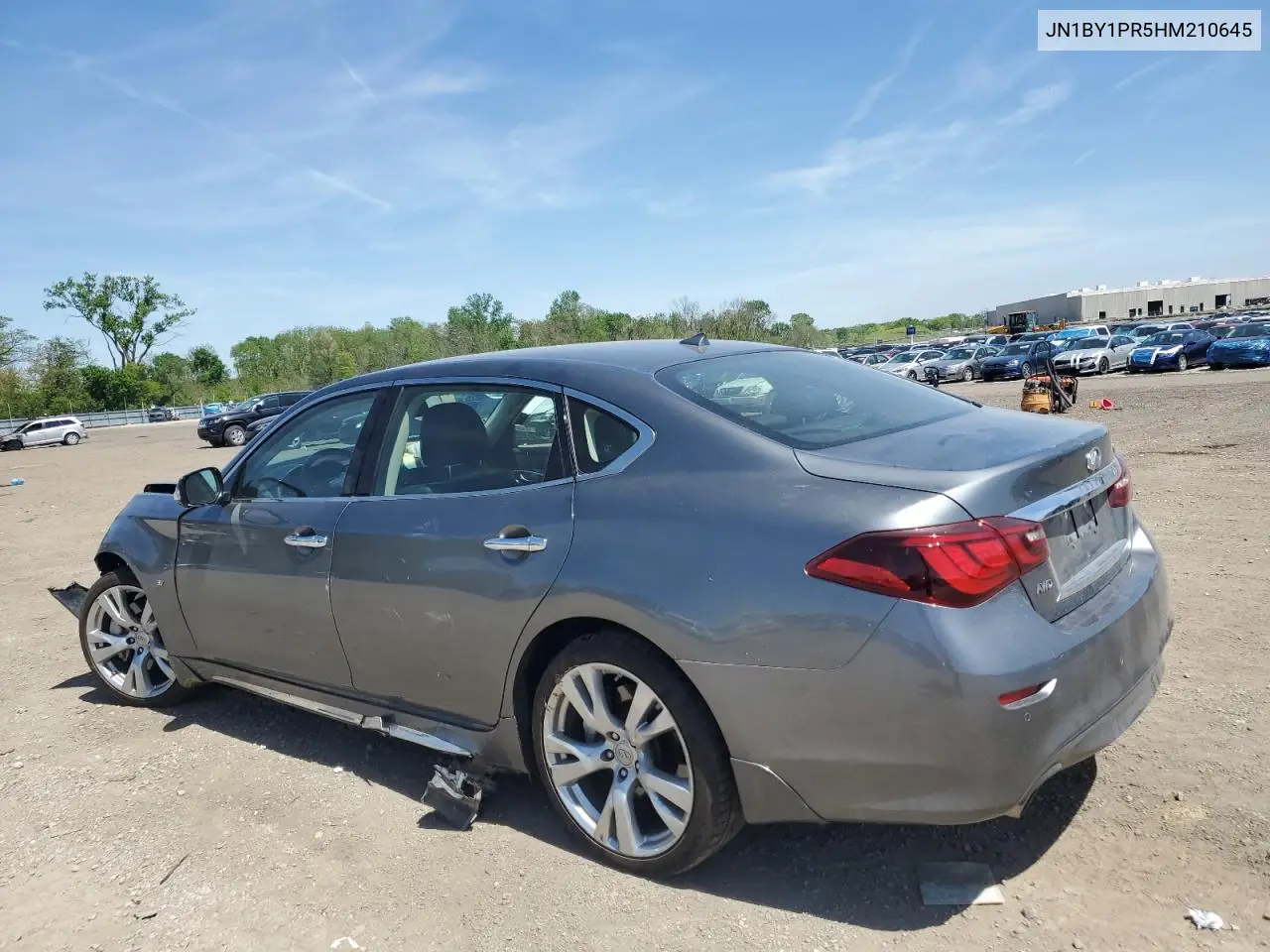 2017 Infiniti Q70L 3.7 VIN: JN1BY1PR5HM210645 Lot: 56575155