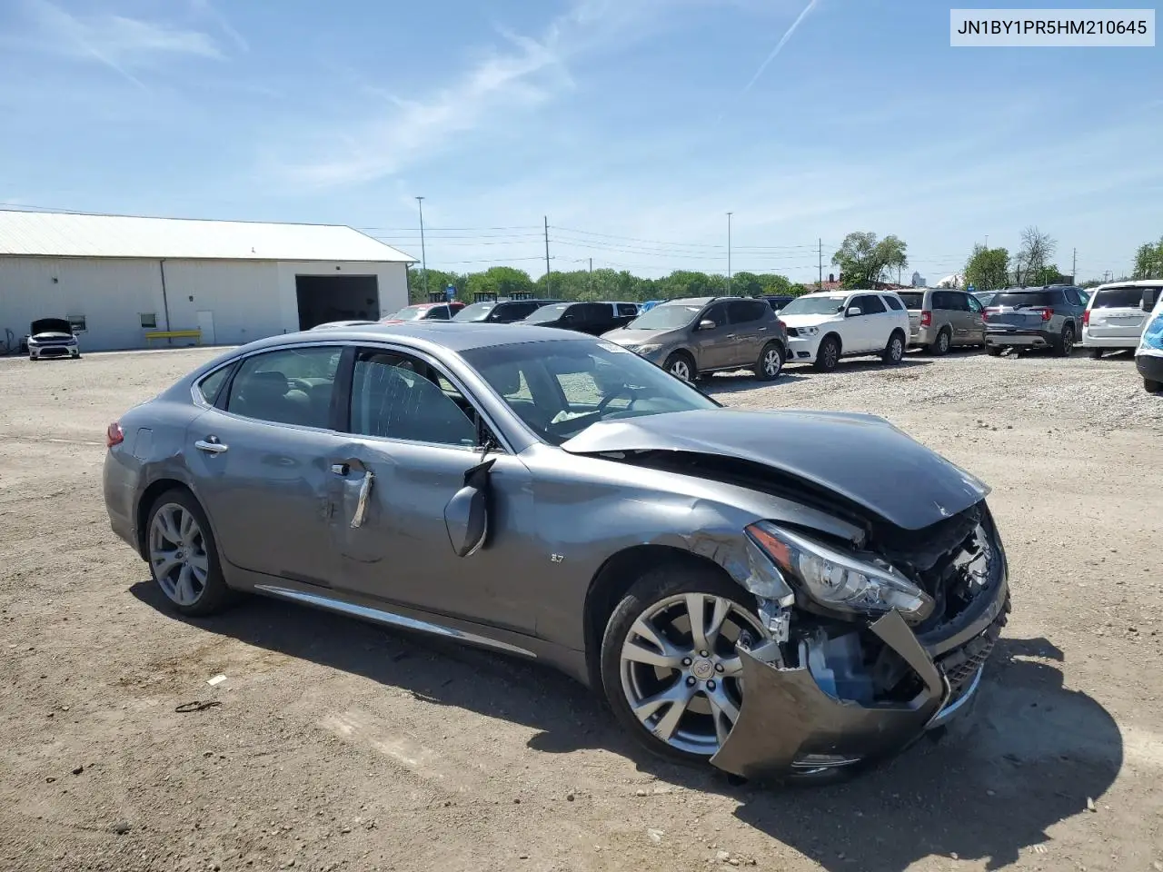 2017 Infiniti Q70L 3.7 VIN: JN1BY1PR5HM210645 Lot: 56575155