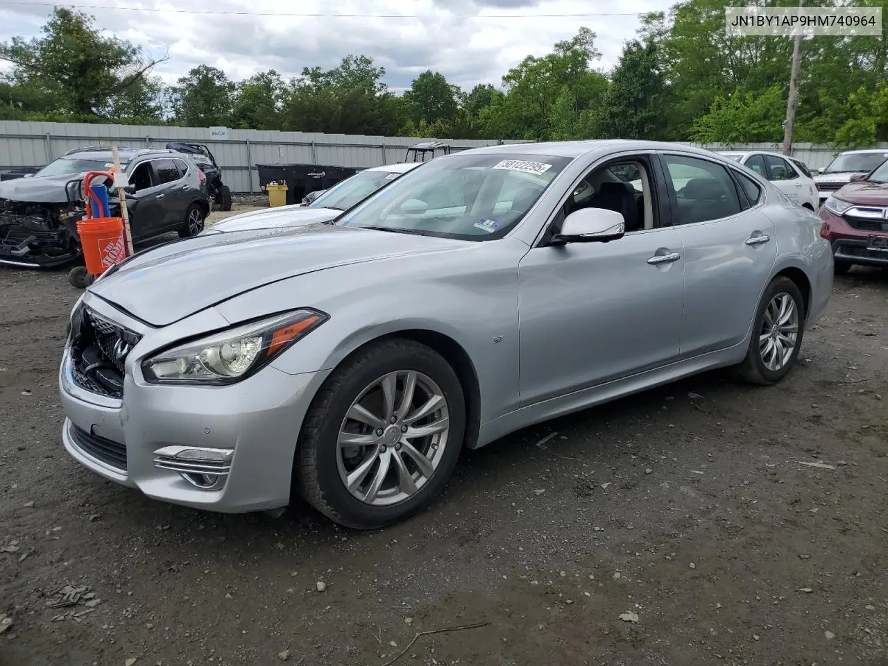 2017 Infiniti Q70 3.7 VIN: JN1BY1AP9HM740964 Lot: 58122295