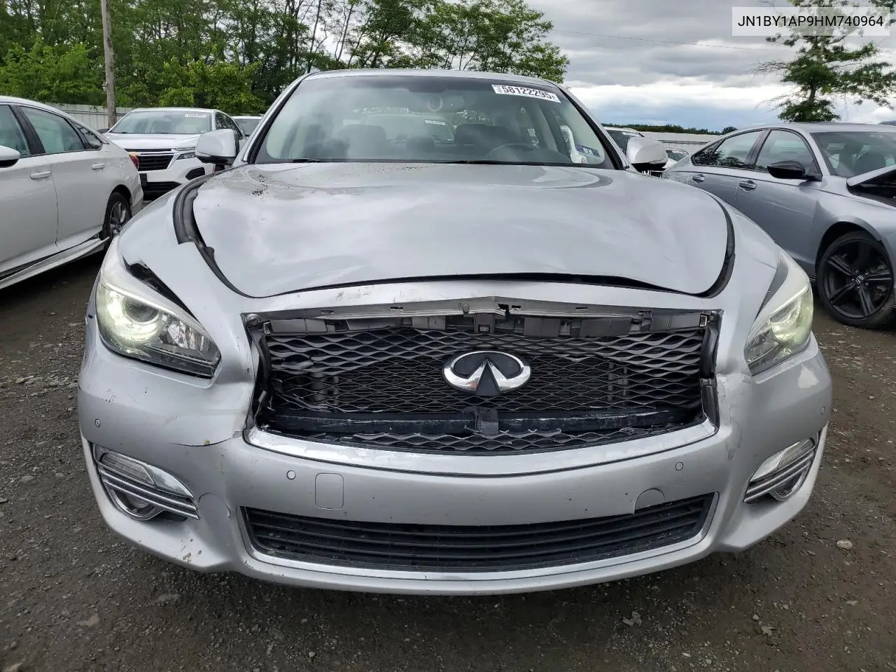 2017 Infiniti Q70 3.7 VIN: JN1BY1AP9HM740964 Lot: 58122295