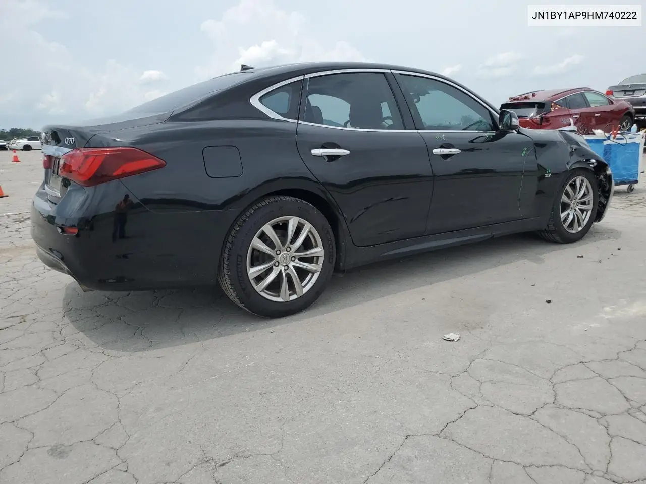 2017 Infiniti Q70 3.7 VIN: JN1BY1AP9HM740222 Lot: 60535725