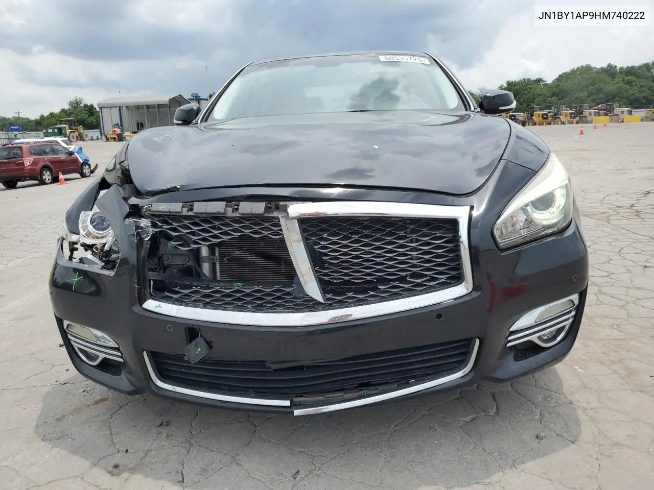 2017 Infiniti Q70 3.7 VIN: JN1BY1AP9HM740222 Lot: 60535725