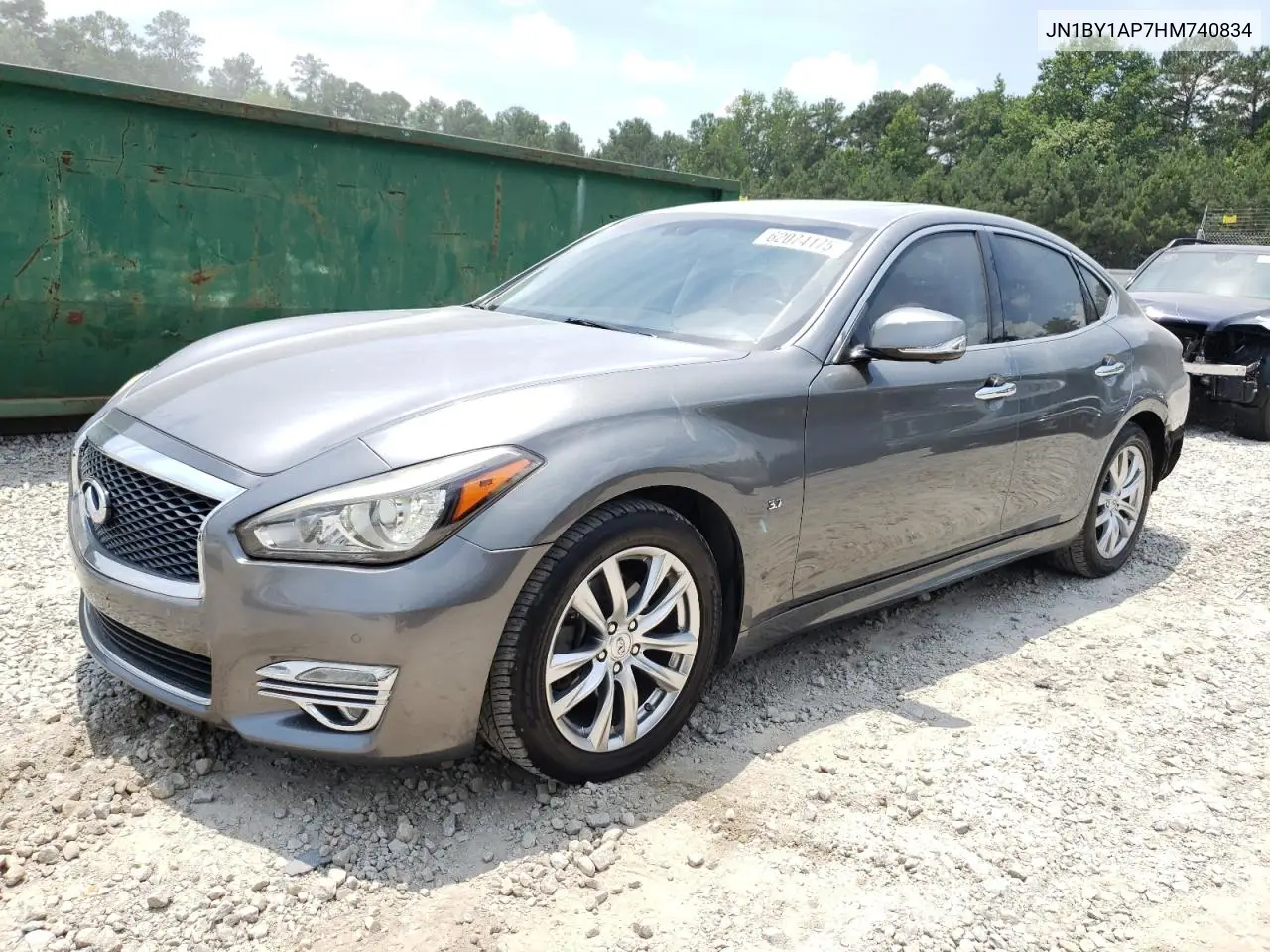 2017 Infiniti Q70 3.7 VIN: JN1BY1AP7HM740834 Lot: 62074175