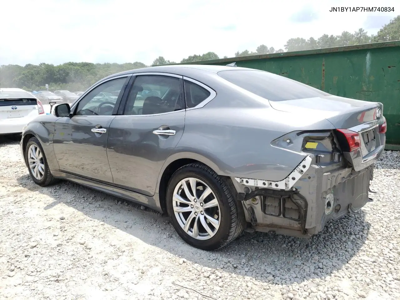 2017 Infiniti Q70 3.7 VIN: JN1BY1AP7HM740834 Lot: 62074175
