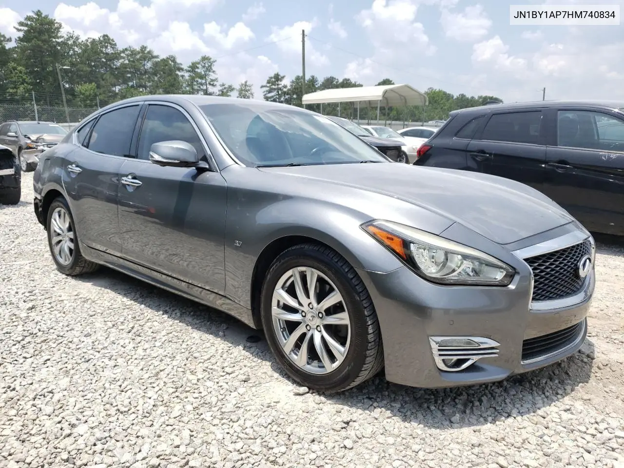 2017 Infiniti Q70 3.7 VIN: JN1BY1AP7HM740834 Lot: 62074175