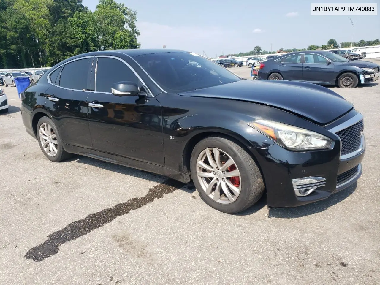 2017 Infiniti Q70 3.7 VIN: JN1BY1AP9HM740883 Lot: 62237655