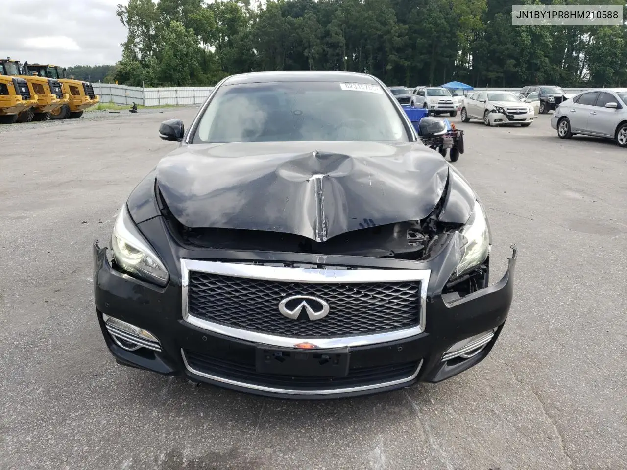 2017 Infiniti Q70L 3.7 VIN: JN1BY1PR8HM210588 Lot: 62315785