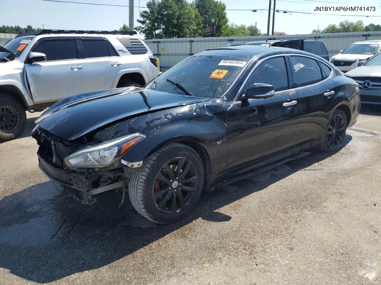 2017 Infiniti Q70 3.7 VIN: JN1BY1AP6HM741473 Lot: 66348364
