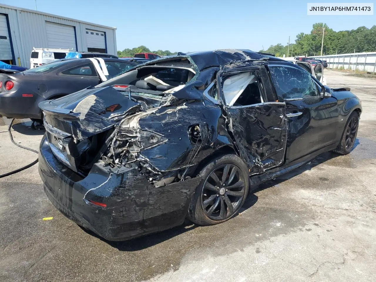 2017 Infiniti Q70 3.7 VIN: JN1BY1AP6HM741473 Lot: 66348364