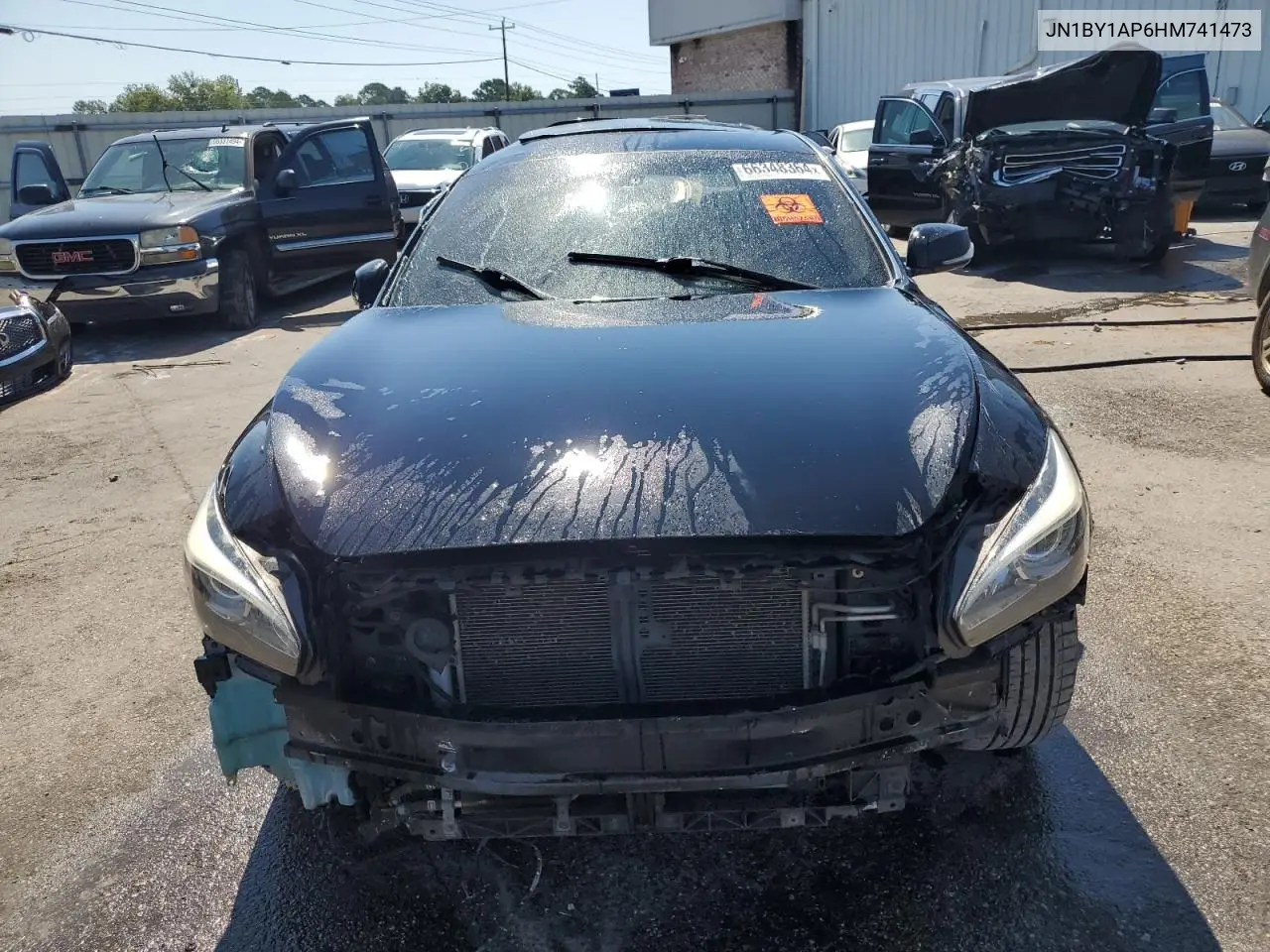 2017 Infiniti Q70 3.7 VIN: JN1BY1AP6HM741473 Lot: 66348364