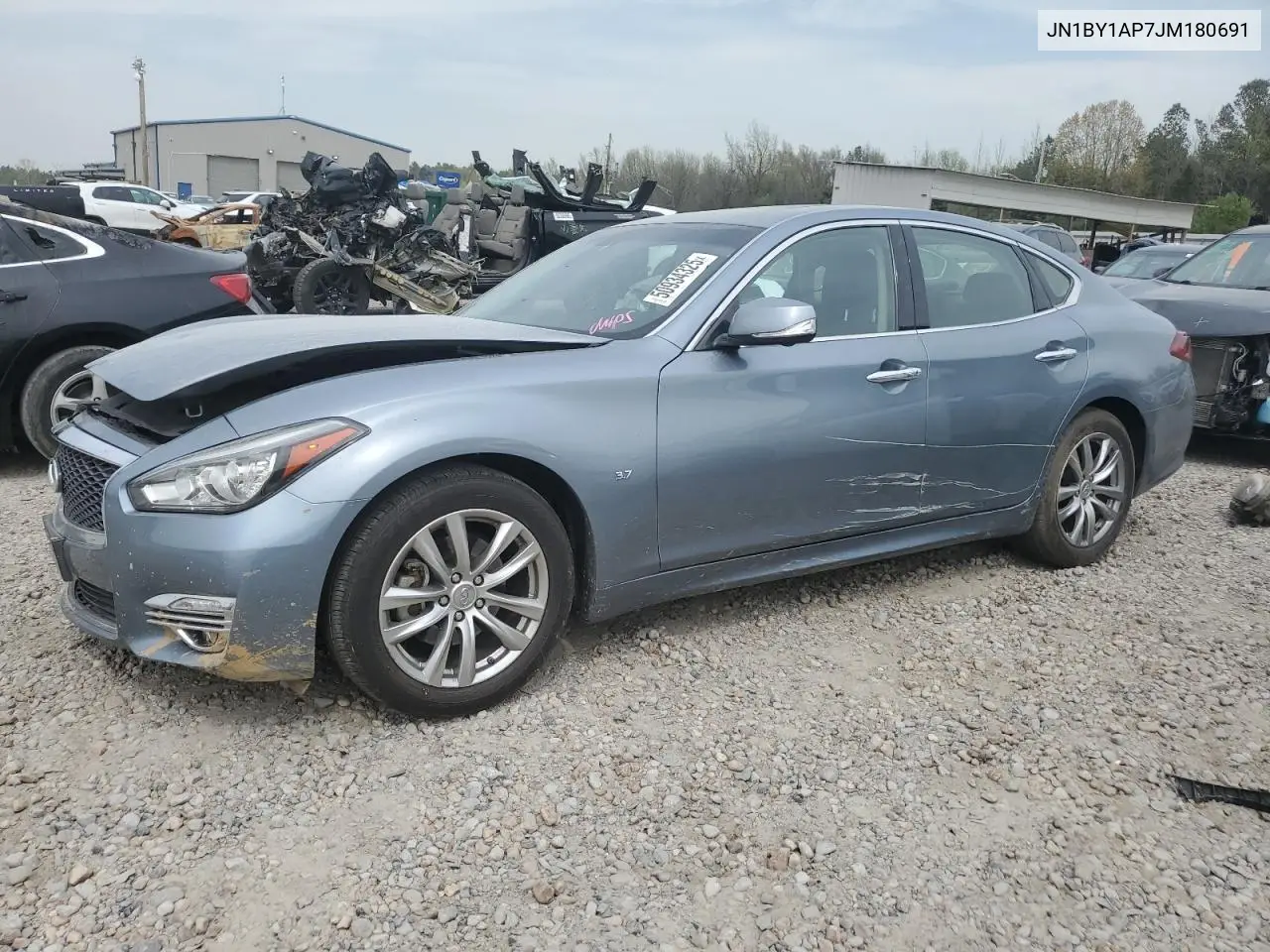 2018 Infiniti Q70 3.7 Luxe VIN: JN1BY1AP7JM180691 Lot: 50934325