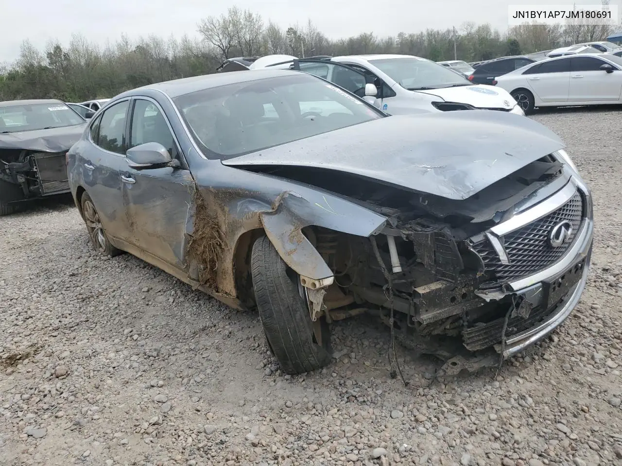 2018 Infiniti Q70 3.7 Luxe VIN: JN1BY1AP7JM180691 Lot: 50934325