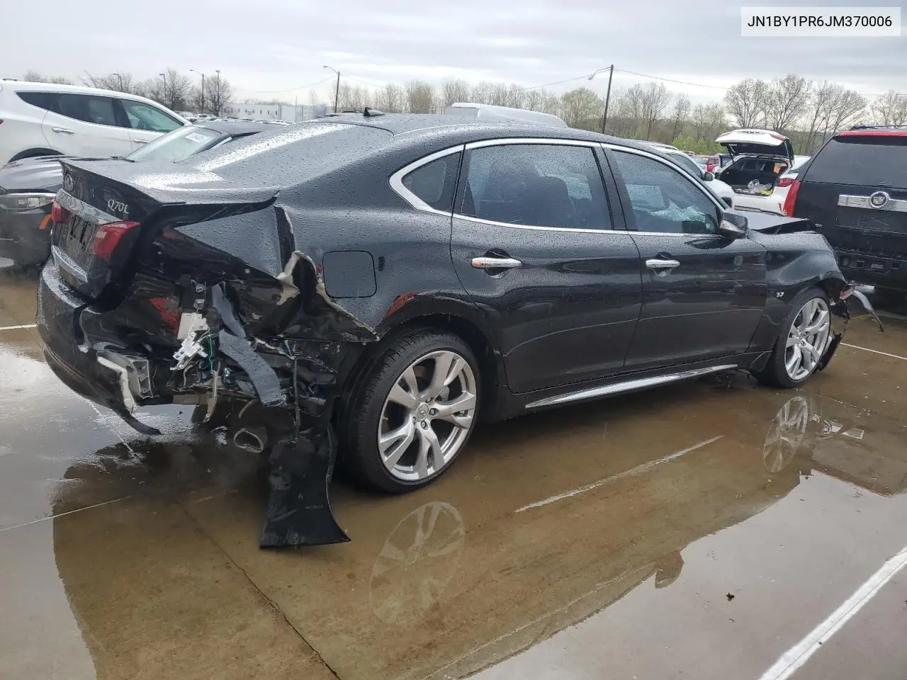 2018 Infiniti Q70L 3.7 Luxe VIN: JN1BY1PR6JM370006 Lot: 51605895