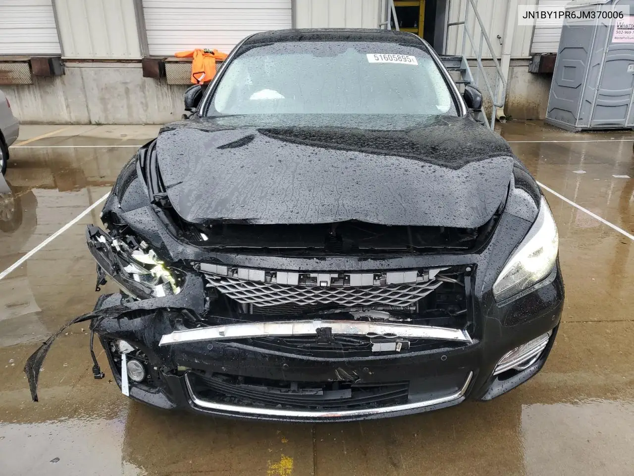 2018 Infiniti Q70L 3.7 Luxe VIN: JN1BY1PR6JM370006 Lot: 51605895
