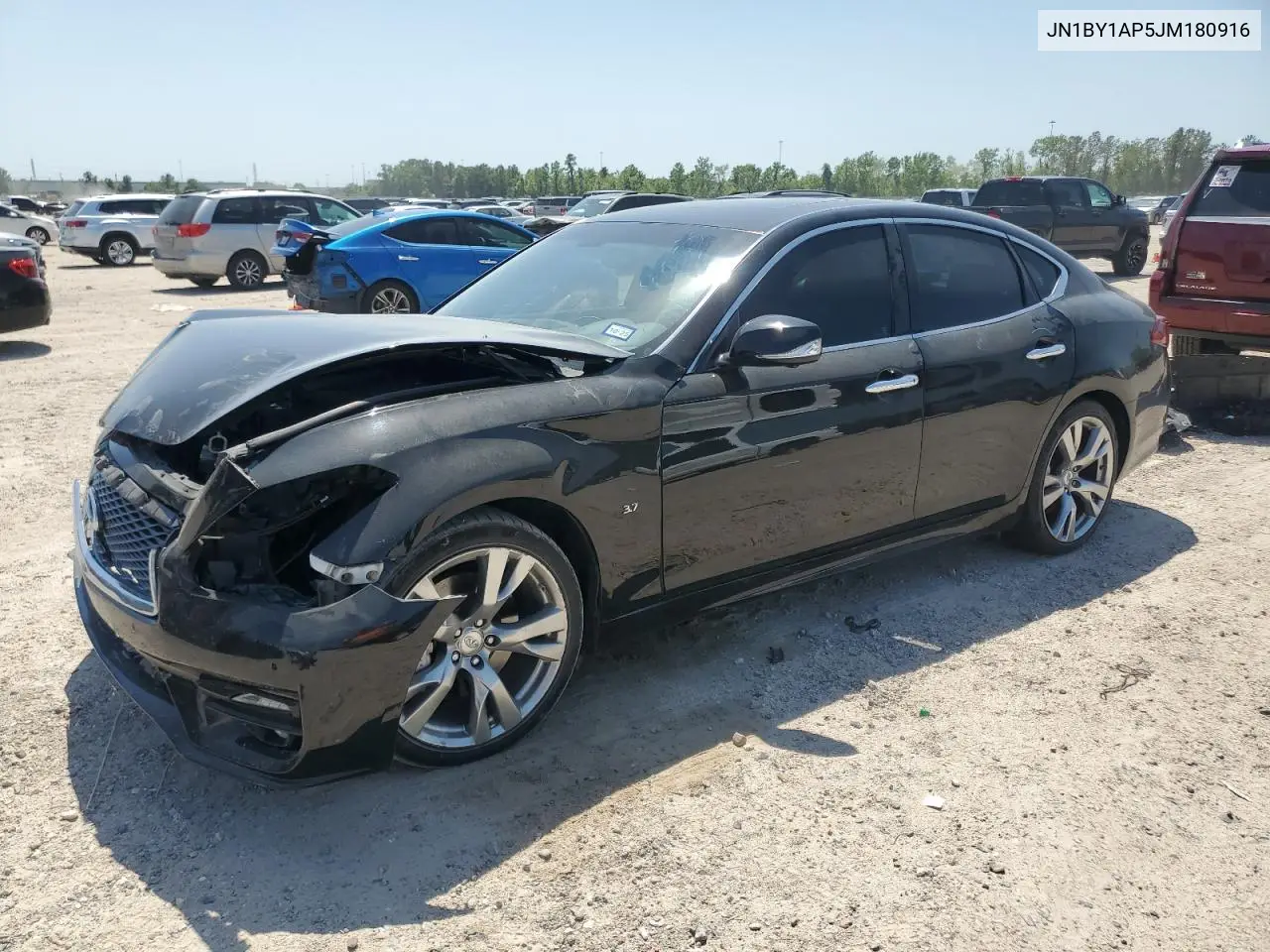 2018 Infiniti Q70 3.7 Luxe VIN: JN1BY1AP5JM180916 Lot: 52249005